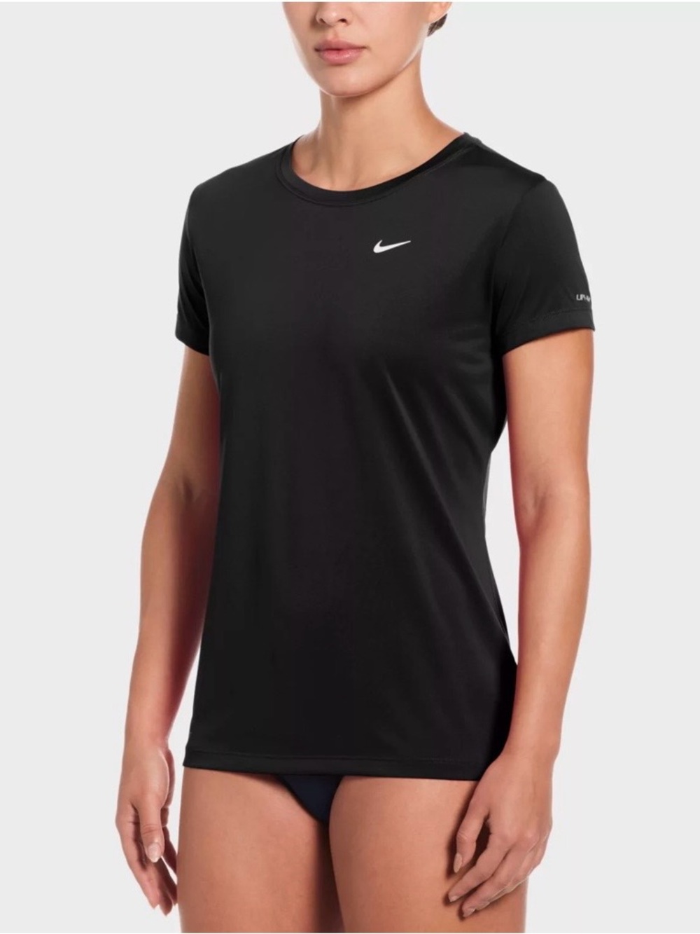 Nike Swim Dri-FIT Hydroguard UPF 40+ Short Sleeve Rash Guard Women’s S New
